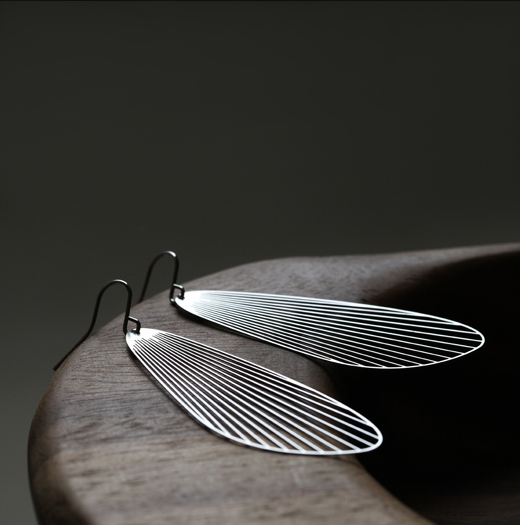 Fan Earrings L