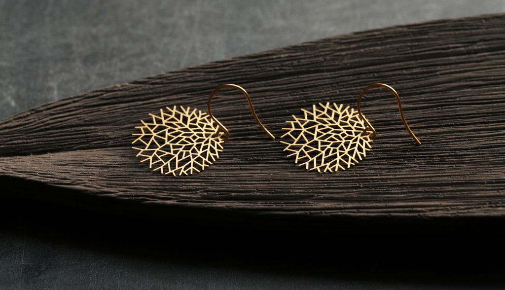 Woods Earrings S Gold