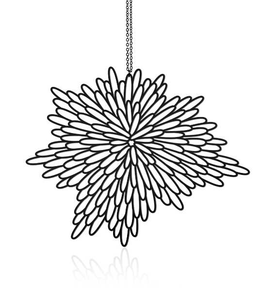 Black Bright Pendant L