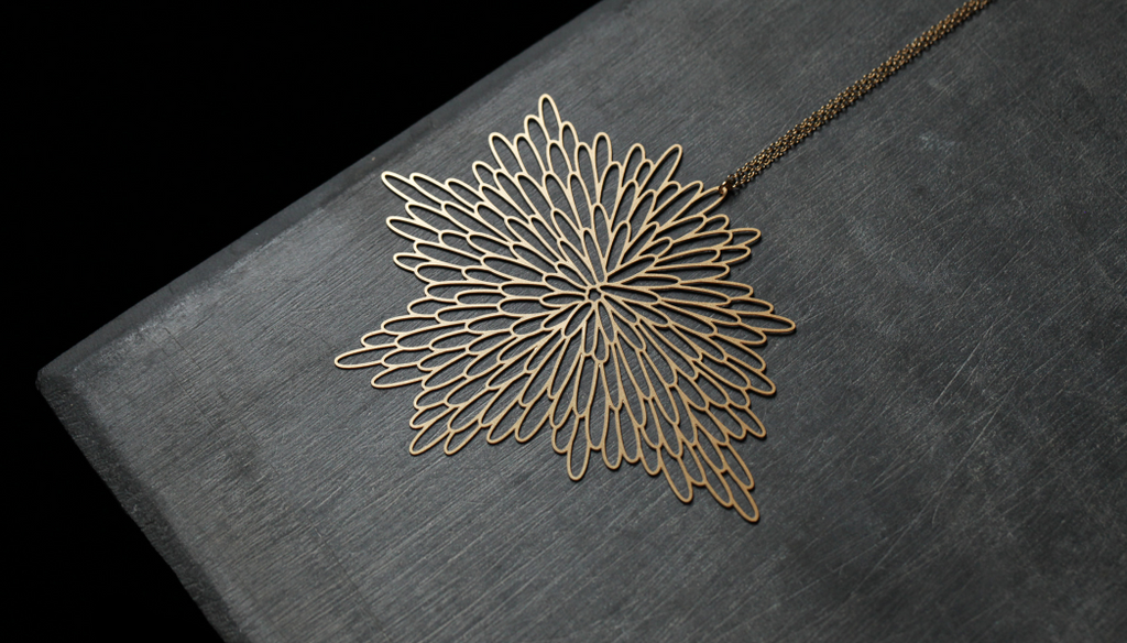 Bright Pendant L Gold