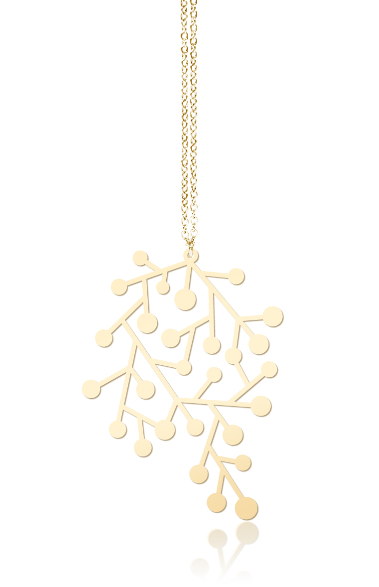 Snow Days Pendant S Gold