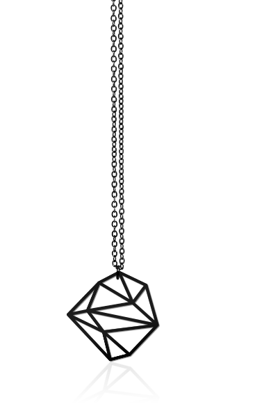Black Stone Pendant XS