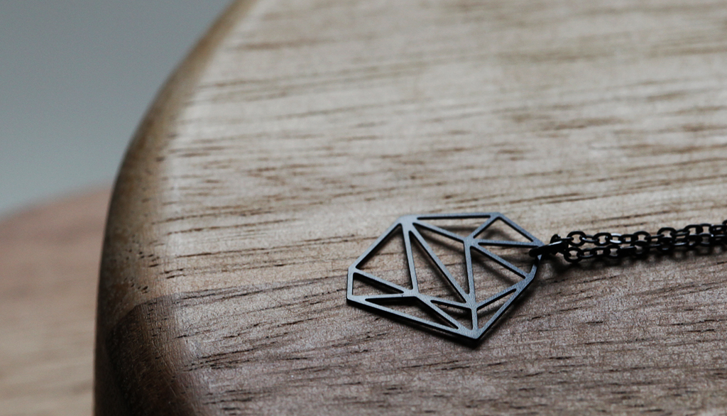 Black Stone Pendant XS