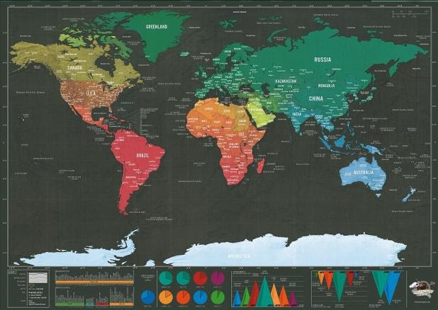 Scratch Map Black Deluxe Edition