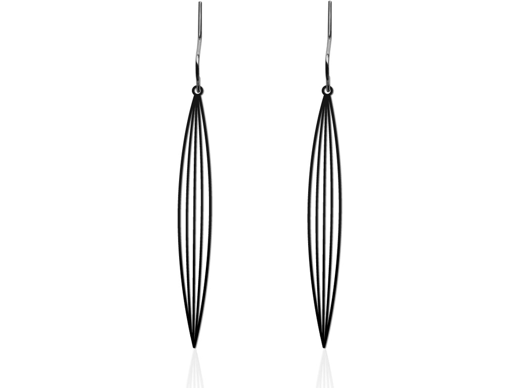 Black Sasagrass Earrings