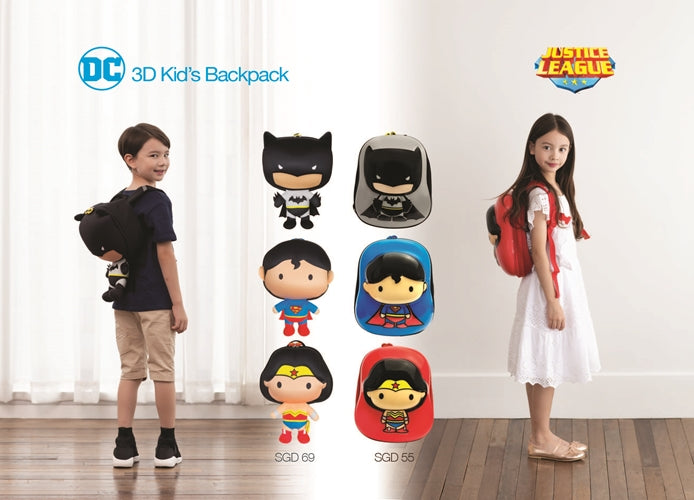 JUSTICE LEAGUE WONDER WOMAN KID'S BACKPACK, POLY EDITION