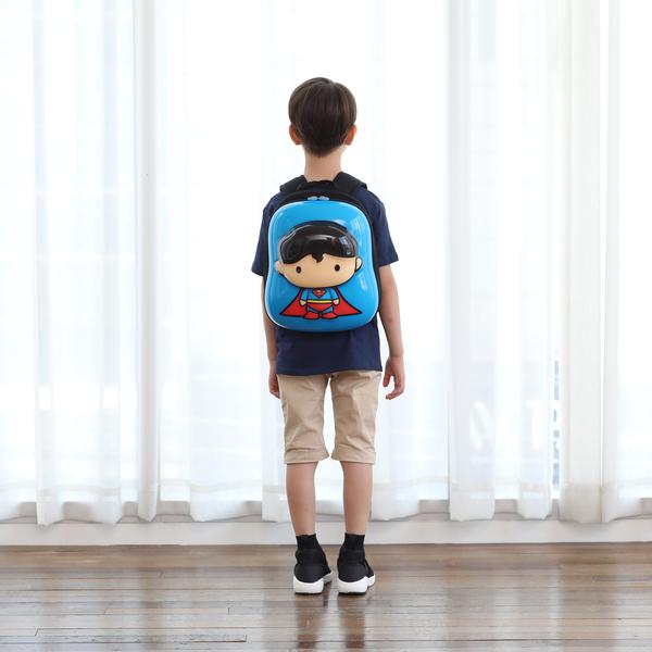 JUSTICE LEAGUE SUPERMAN KID’S BACKPACK, BLUE CAPPE EDITION